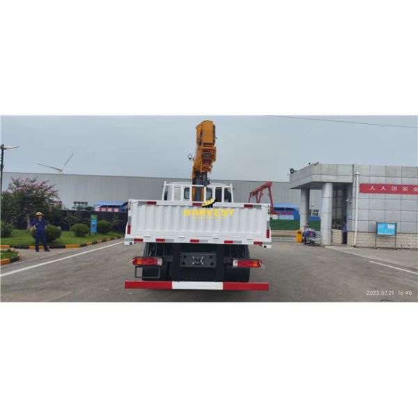 10-тонный грузовой кран Howo 4x2 для тяжелых условий эксплуатации, установленный на телескопическом кране