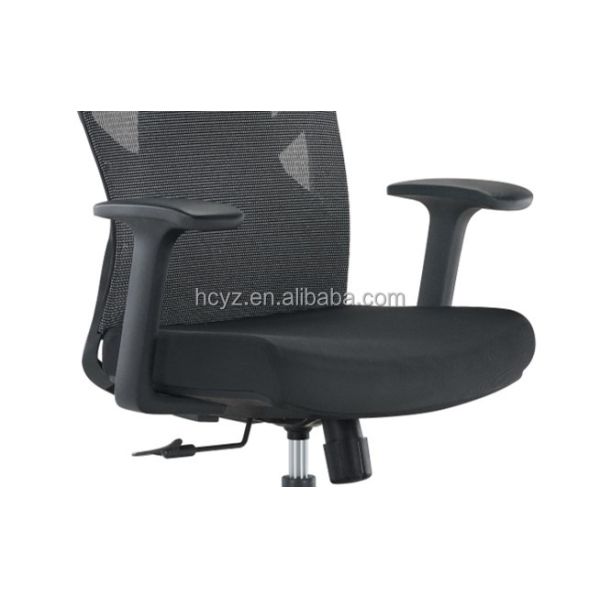 Modern Ergonomic Black Office Chair with Lumbar Support and BIFMA Standard Certificate