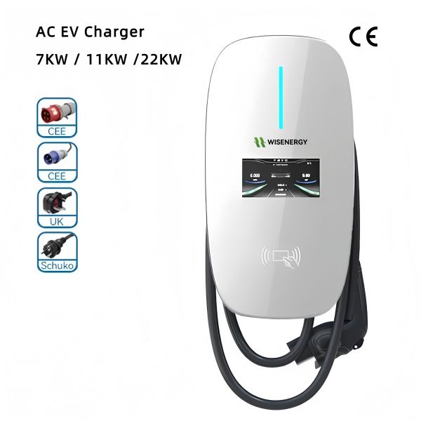 7kW Output Power Tesla Compatible Wall Mounted EV Charging Station for Electric Car Charger