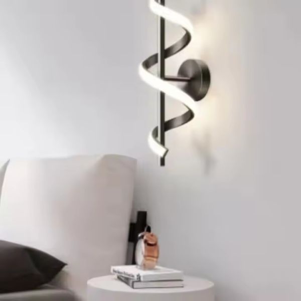 Minimalist Wall Lamp Master Bedroom Room Bedside Lamp Nordic Designer Light Luxury Aluminum Living Room TV Background Wall Lighting