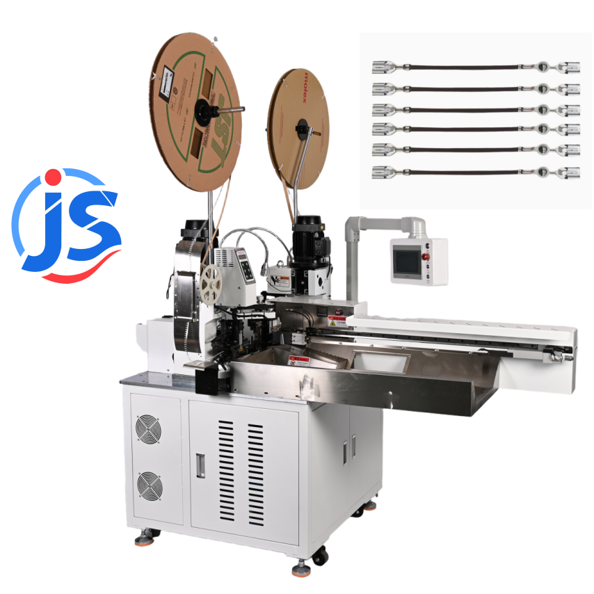 Touch Screen Automatic Soldering Machine Cat6 Cable Cutting And Stripping Machine
