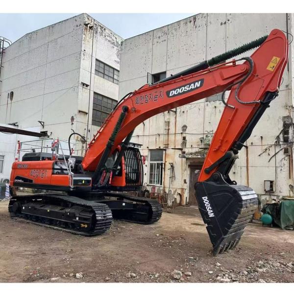 Equipamento de construção de 34 toneladas Doosan DX340LC com linha de martelo de quebra