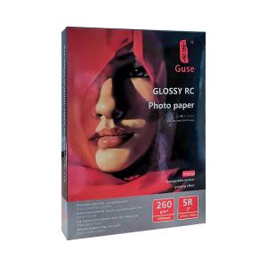 Foto tecida RC lustrosa 260gsm impermeável de papel 127*178mm de Premuim