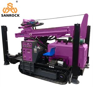 Гидравлическое оборудование для бурения водяных скважин на гусеничном ходу с дизельным двигателем