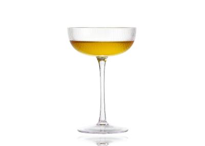 Bar Lead Free Crystal Champagne Glasses , Long Stem 5 Ounce Wine Glass
