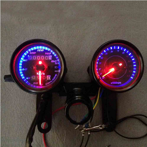 Stainless Steel 12v Motorbike Motorcycle Meter Morfayer