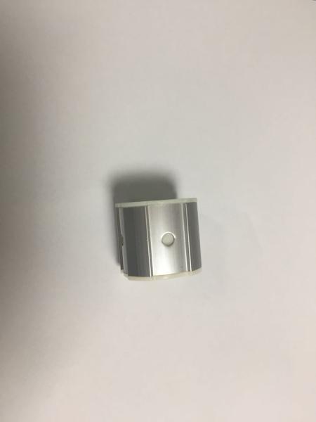 AL-18-A Metal Pipe Connectors , Upgrade Aluminum Tubing Joints Silvery Color