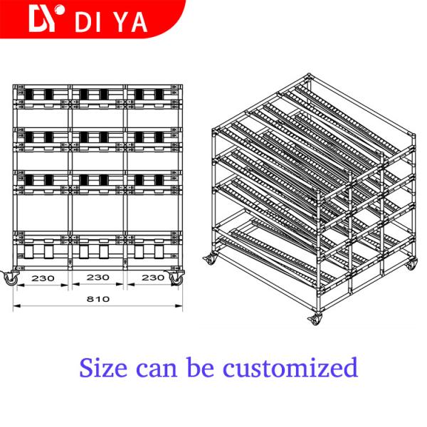 Étagère du système de rack de tuyauterie industriel