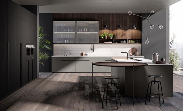 L Shaped Lacquer Kitchen Cabinet Tailored Custom Modern Kitchen Cabinets