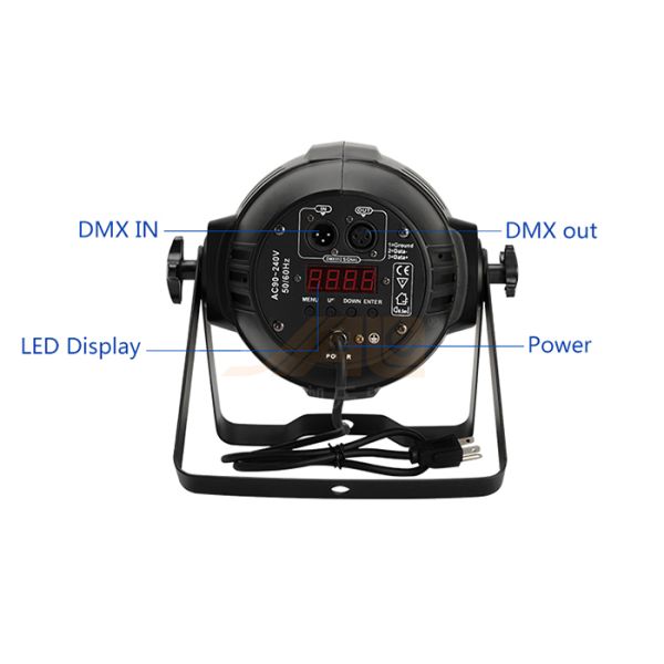 фликер света равенства СИД 6 In1 24x10W RGBWA УЛЬТРАФИОЛЕТОВЫЙ свободный