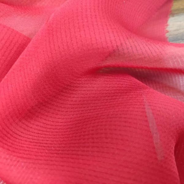 Breathable 100% Polyester Dyed Chiffon Fabric Dress Skirt 46G DTY100D/48F+40D