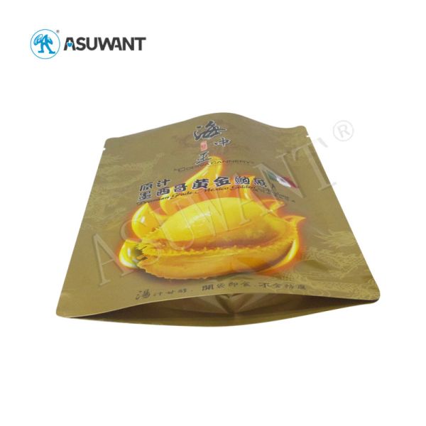 Стойка Asuwant вверх застегивает на молнию закуску сумок еды Mylar упаковывая пластиковый материал