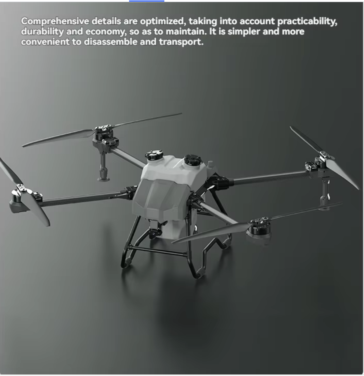 Revolutionary JIS HV50 Disinfection Drone 2300mm Wheelbase 5-10m/s Flight Speed Powerful Motor for Plant Protection