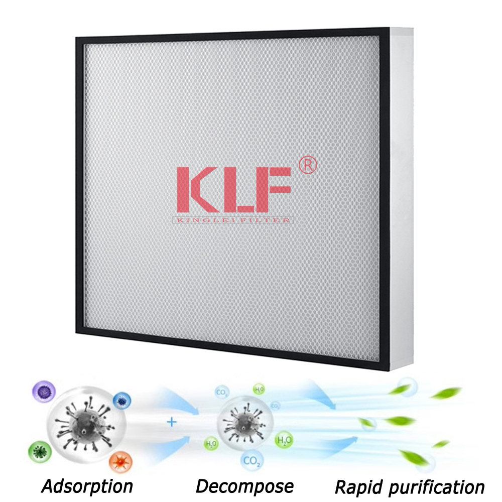 H13 HEPA Air Filter with Customized Dimensions and Low Flow Resistance for High Efficiency Filtration