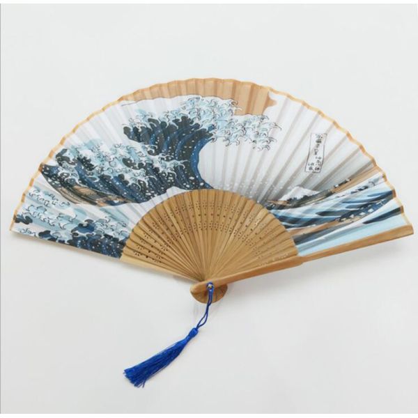 [I AM YOUR FANS] in Stock Personalized Wedding Hand Fan Bamboo Silk Fan