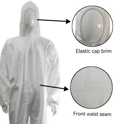 Microporous Non Woven Isolation Coveralls With CE Certificate Protective Clothing