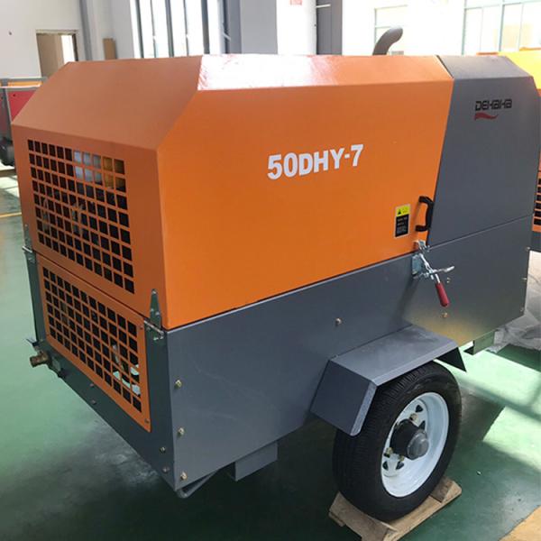 Stationary Portable Diesel Air Compressor Lubricated Mining Mobile Screw Compressor