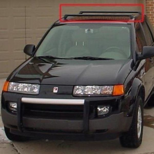 Cehicle Roof Rack Black Aluminum Roof Cross Bars For Saturnvne 2002-2007