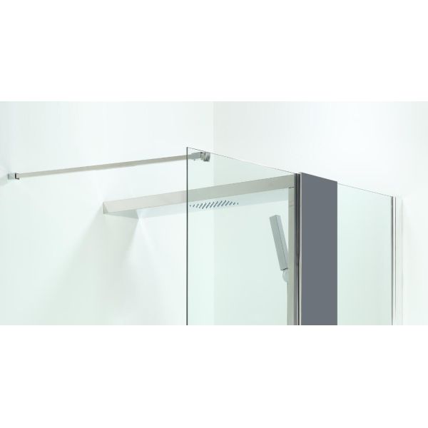 Профессиональная прогулка ванной комнаты в приложениях ливня, ясных стеклянных приложениях ливня