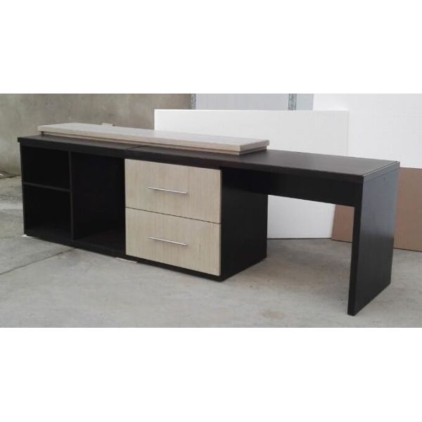 wooden desk with dresser, dresser/ chest,M/F combo ,console,dresser with dovetail drawers ,hospitality casegoods DR-85