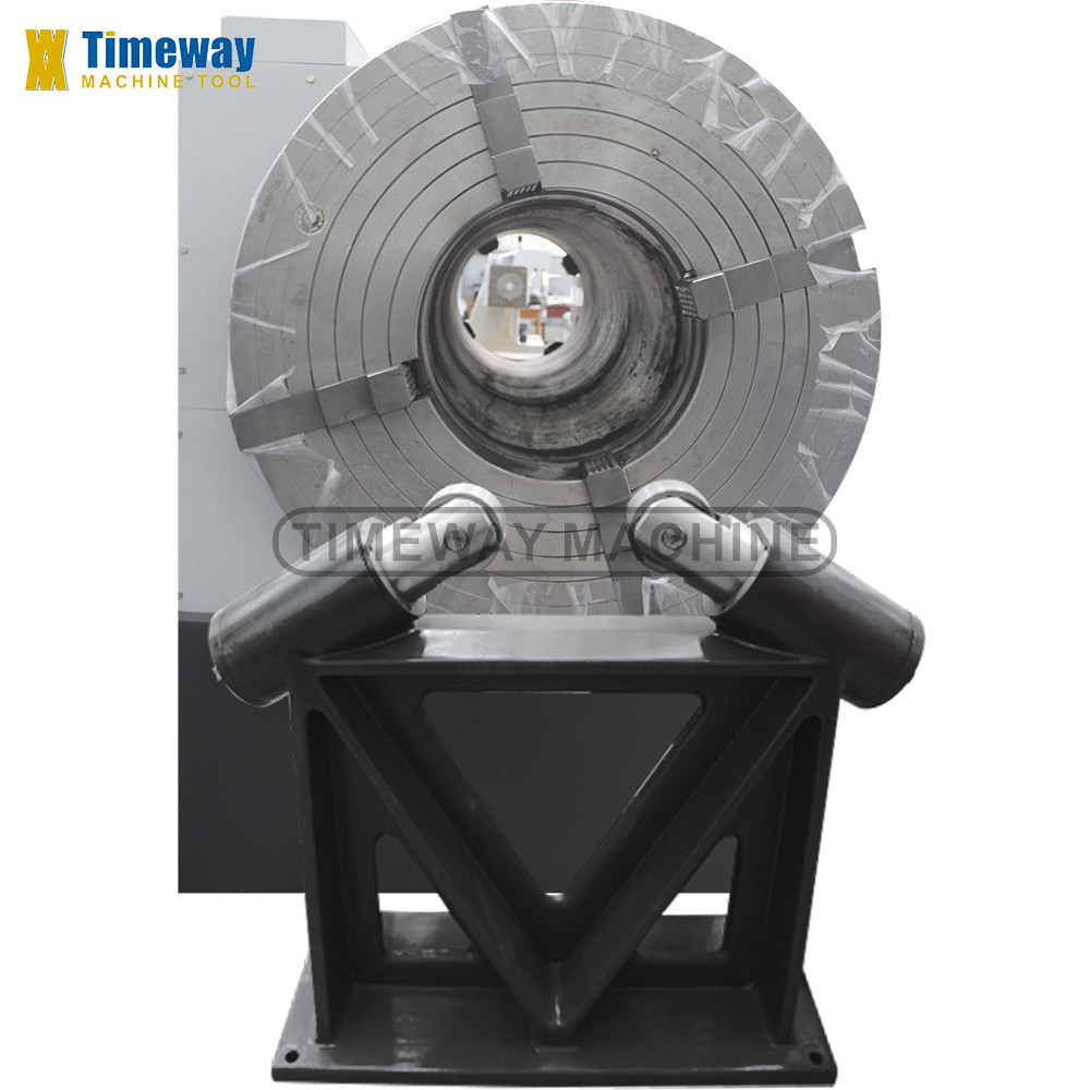 Q-360F Pipe Threading Lathe Max. Swing Over Cross Slide 610mm Spindle Bore 360mm
