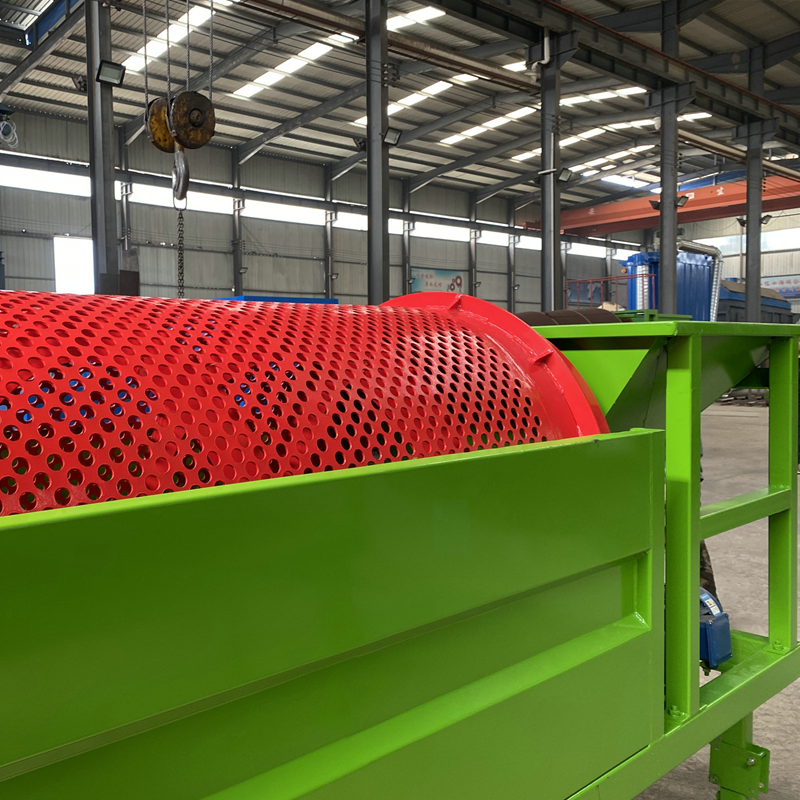 Topsoil and Compost Operations Equipment Mini Trommel Screen with Removable Design