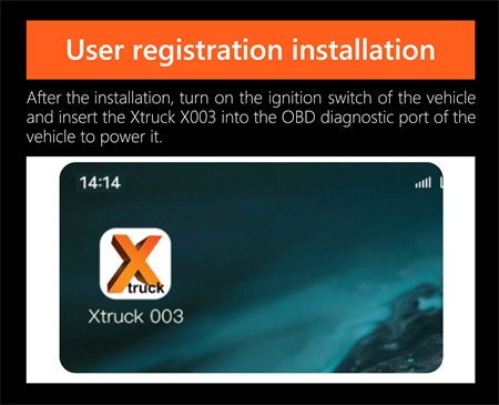 Xtruck X003 Bluetooth Connection 3-in-1 Truck Diagnostic System For Vol-vo/Sca-nia/Cum-mins
