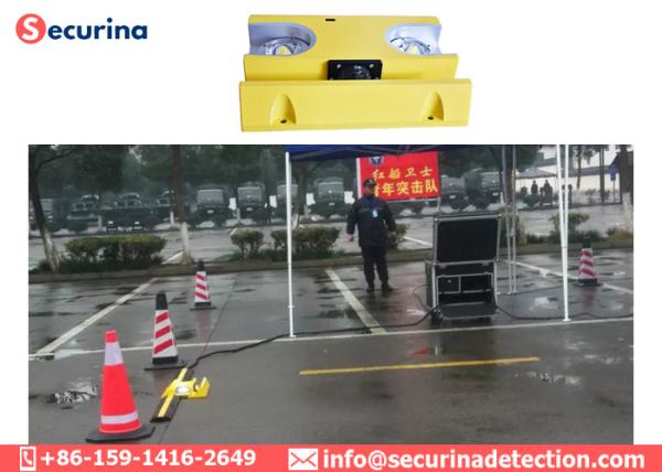 Câmeras de cor de alta resolução sob o sistema de busca do veículo para a inspeção da segurança de veículo