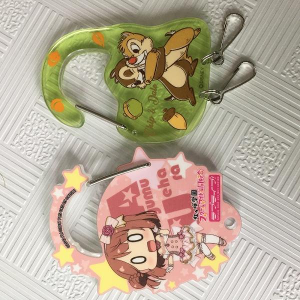 CMYK Printed Anime Gift Set Acrylic Carabiner Keychain Scratch Resistant