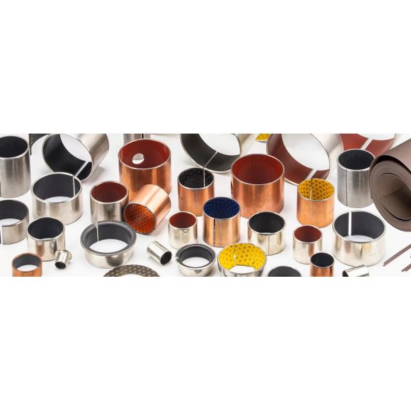 Ptfe suportado de aço alinhou o cobrimento com arbustos da lubrificação de Oilless