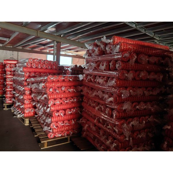 HDPE 1m X 30m 45m 50m Roll High Strength Orange Barrier Mesh Safety Fencing plastic mesh for fence construction
