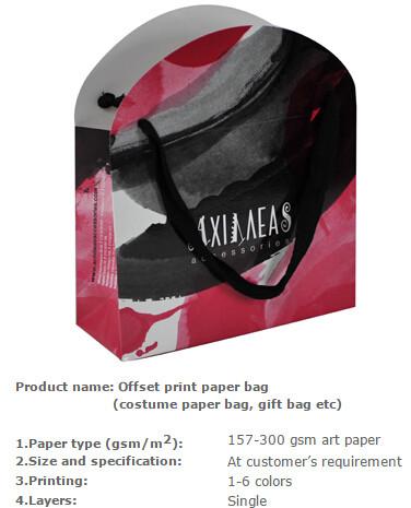 custom printed luxury retail paper shopping bag, Durable Custom Printed Recycle Twist Handle White Kraft Craft Paper