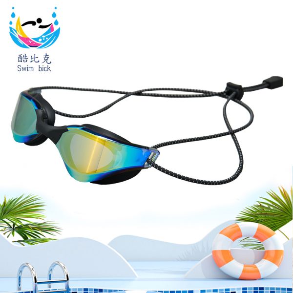 Best-selling fashionable adult swimming goggles - electroplated anti-fog type swimming goggles