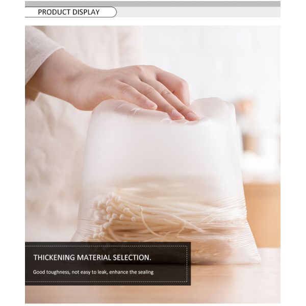 Прозрачная упаковка продуктов питания плоские полиэтиленовые пакеты на рулонах Биоразлагаемый HDPE материал и толщина 5-100 микрограмм