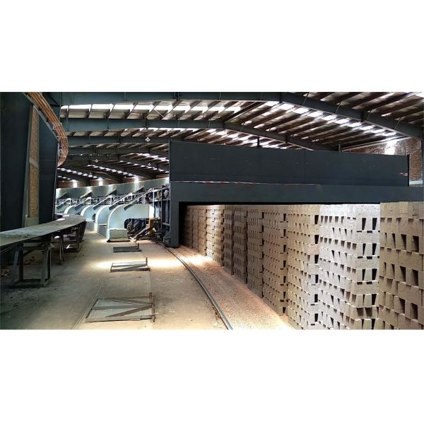 Customizable Automatic Brick Plant For Perforated Bricks With 170m Length