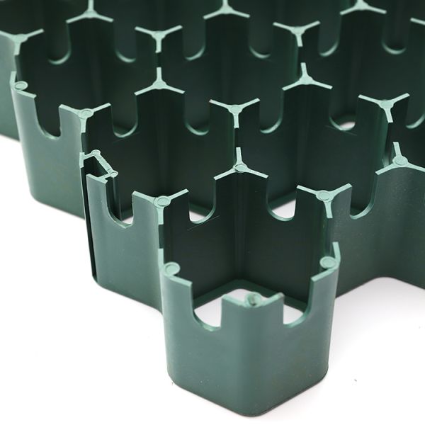 Трава Гравий Парковка Пластиковая мостовая решетка Мостовые решетки 410x410 мм Проницаемая решетка для подъездных дорог