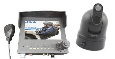 Police Car Security Camera System With Monitor Control Keyboard Support 3G GPS WIF