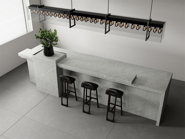 Rectangle Grey Matt 1420x2700mm Porcelain Rock Slab And Sintered Stone Slabs For Living Room And Countertop