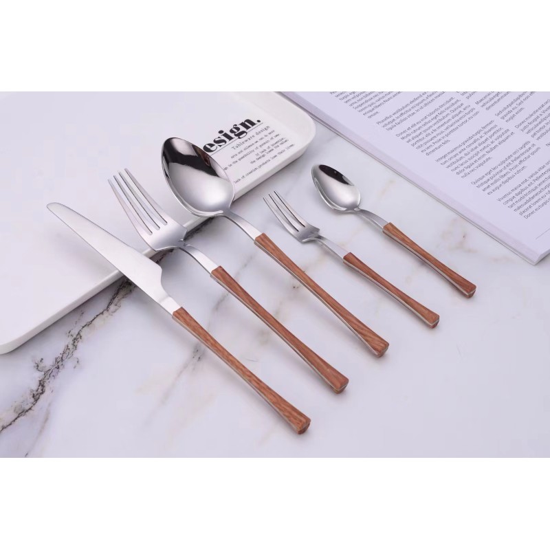 Melamine Dinnerware Spoon Fork Knife Chopsticks Kit