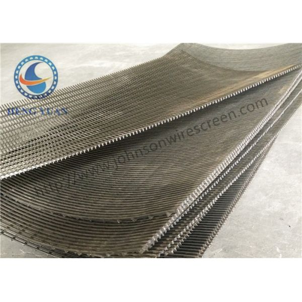 Slot Sieve Fine Flat Wedge Wire Screen Panels For Mechanical Separation