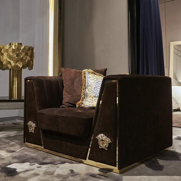 Leatherette Upholstered Sofa Set 1.3m Sectional Luxury Living Room Furniture Sets