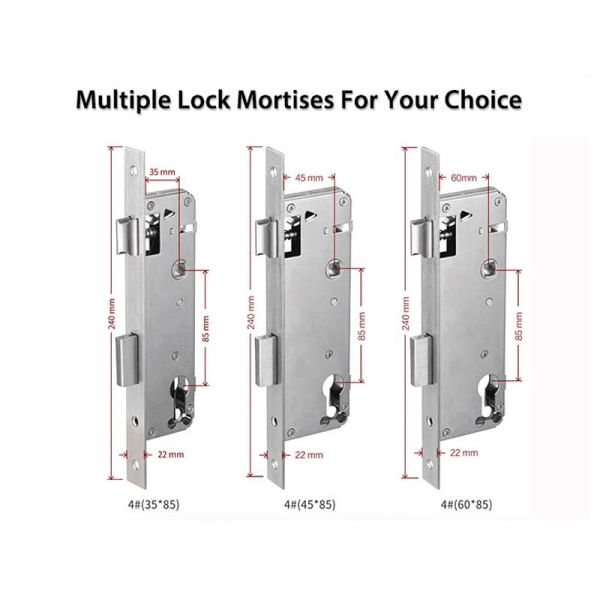 Cerradura de puerta inteligente de la huella dactilar de la entrada de WIFI para la puerta de aluminio