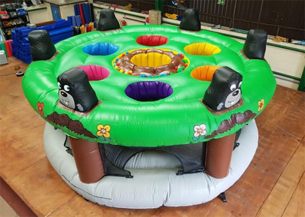 Modern Funny Interactive Inflatable Whack A Mole Games For Children And Adults