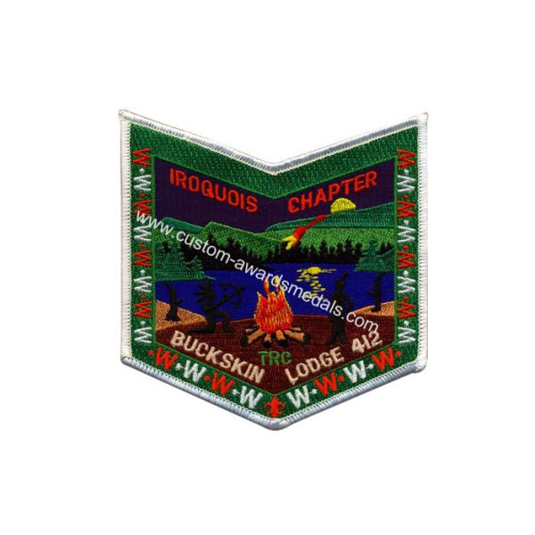 High Quality Fashion Embroidery Patch, Custom Embroidery Patches With Iron Glue On Back Side