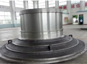 Cast Steel Ball Mill End Cover With Large R Rounded Corners CITIC HIC Machine