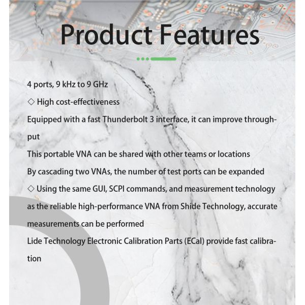 Keysight P9382B Compact Vector Network Analyzer with 9 kHz to 9 GHz Frequency Range and 4-port Configuration