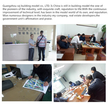 Construction real estate building model , building construction models