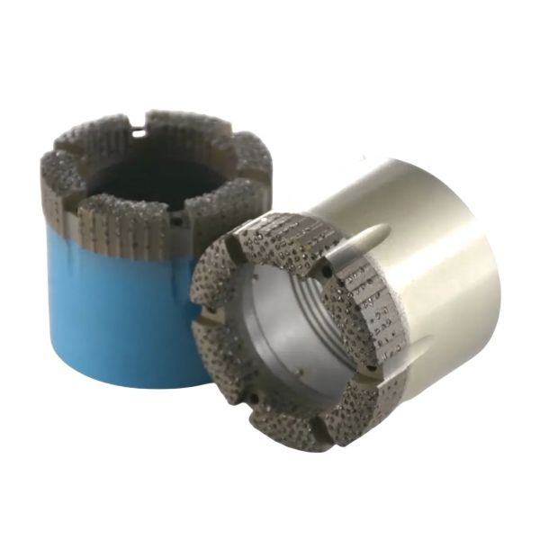Enhanced Stability in Fractured Formations Efficient Removal of Cuttings Surface Set Diamond Core Bit