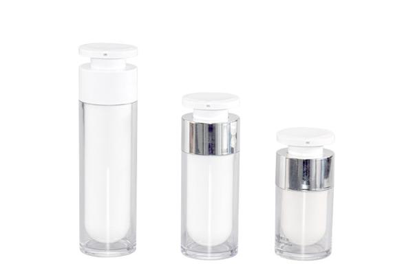 Luxury Cosmetic packaging  Airless Pump Bottle 15ml 30ml 50ml