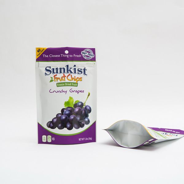 1.2oz Fruit Chips VMPET Stand Up Zipper Bag Resealable Pouch Plastic Packaging